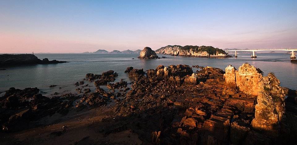 温州市洞头区本岛全貌