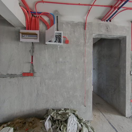 隐舍装饰 红旗府 10-2802室水电全景图