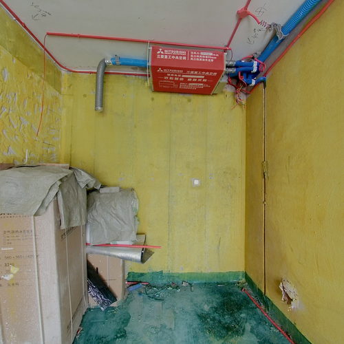 易佳空间设计 中心路壹号5-2-301室水电全景图