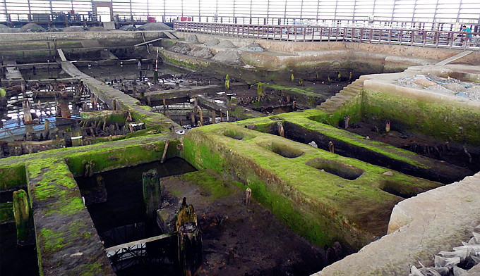 宁波余姚田螺山遗址现场馆
