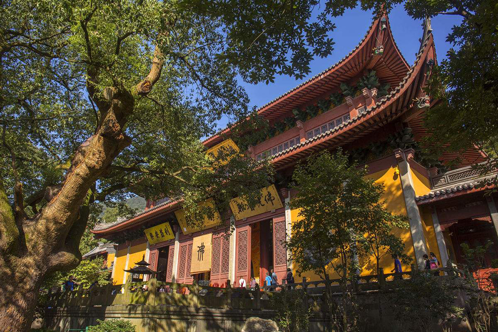 杭州灵隐寺-vr全景城市