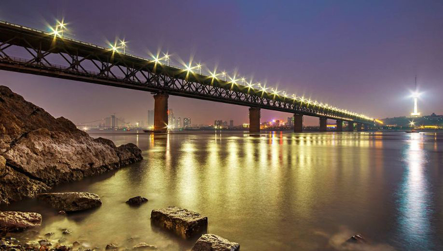 武汉长江大桥-vr全景城市