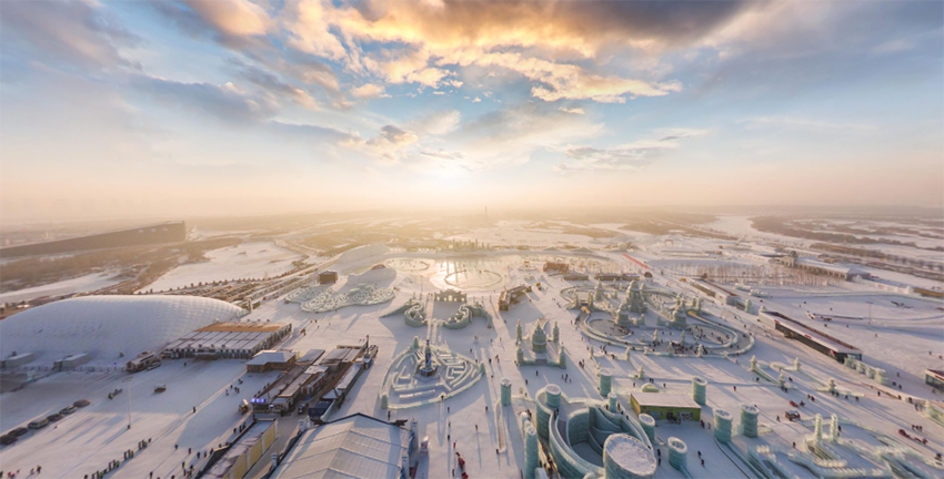 哈尔滨冰雪大世界-vr全景城市