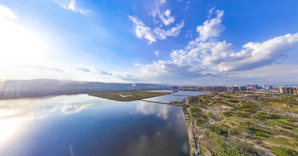 太原晋阳湖-vr全景城市