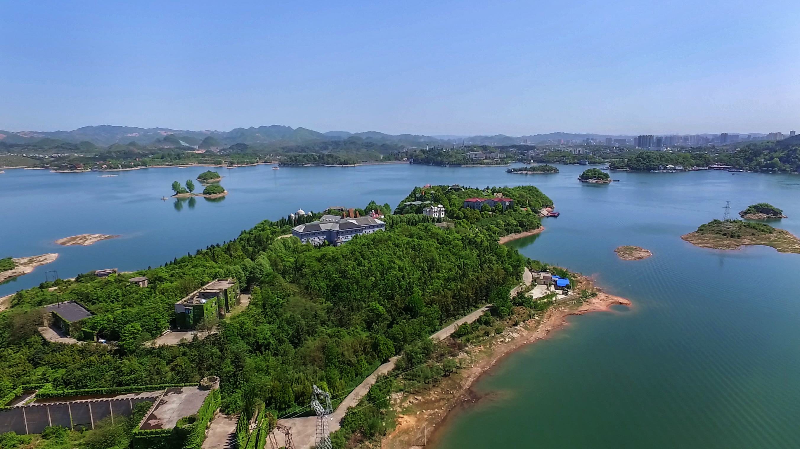 贵阳红枫湖风景区,贵阳小镇,贵阳阿哈水库_大山谷图库