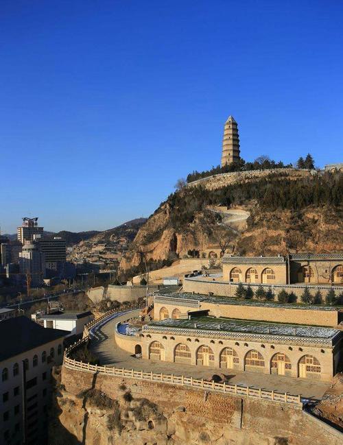 延安宝塔山-vr全景城市