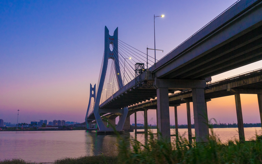 中山港大橋-vr全景城市