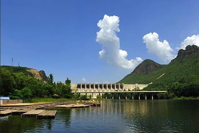 桃林口水库大坝图片