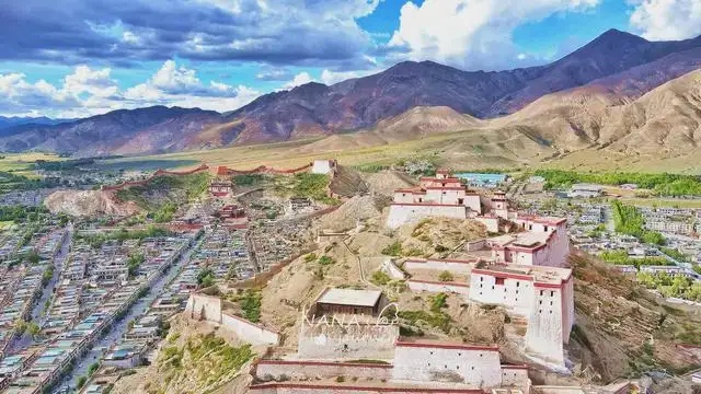 西藏江孜县-vr全景城市