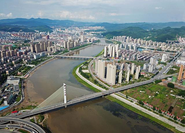 通化市浑江江南大桥-vr全景城市