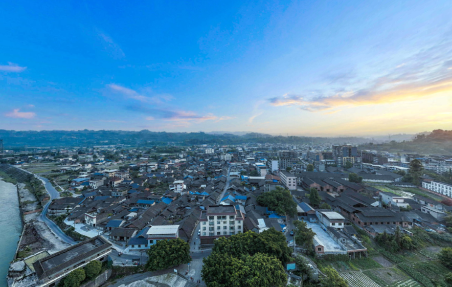 乐山西坝古镇-vr全景城市