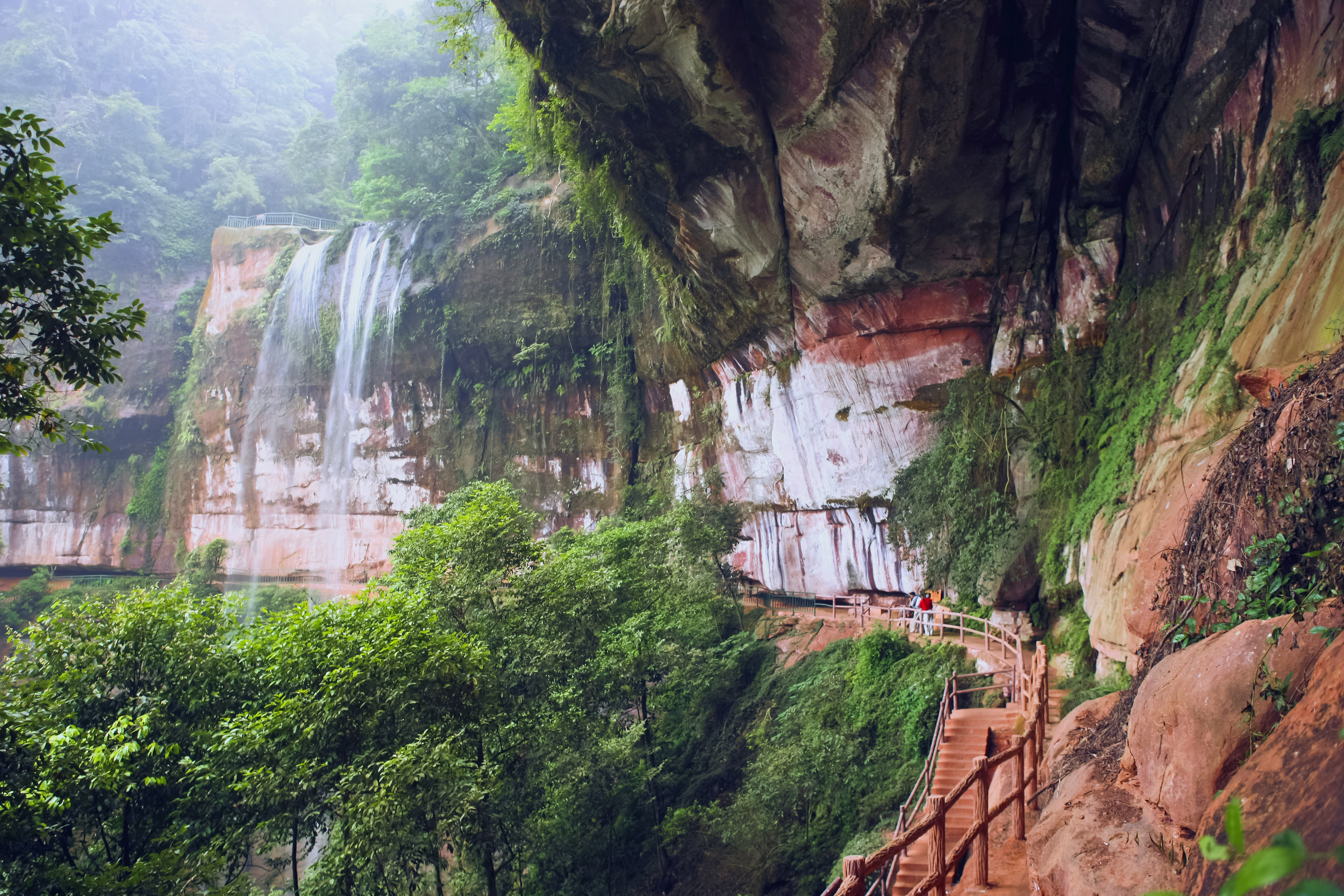 赤水燕子岩国家森林公园属中亚热带湿润季风气候区,冬暖春早,夏季炎热